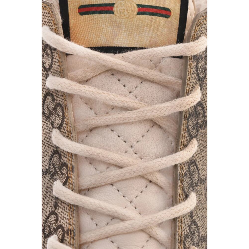 NEW Gucci GG Supreme Leather Ankle Boots 659691 UC810 Size 37.5 | US 7.5 - Picture 8 of 16